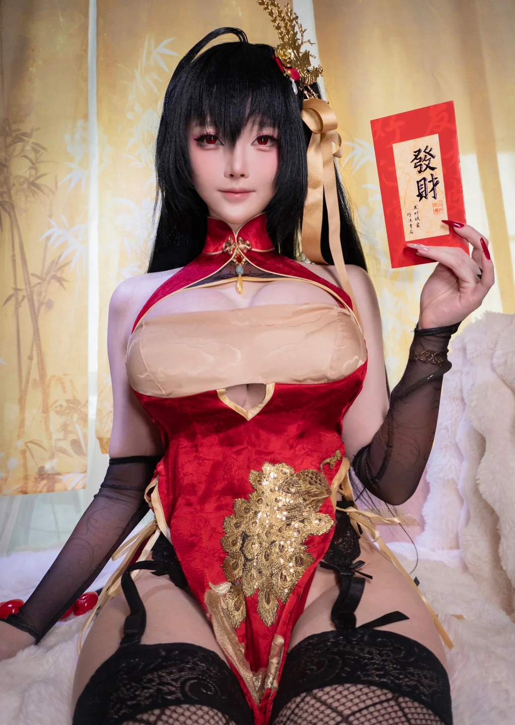 一小央泽 - 大凤旗袍 [103P,2V-2.18GB] tg@simisebaisi 【丝足阁】001.webp